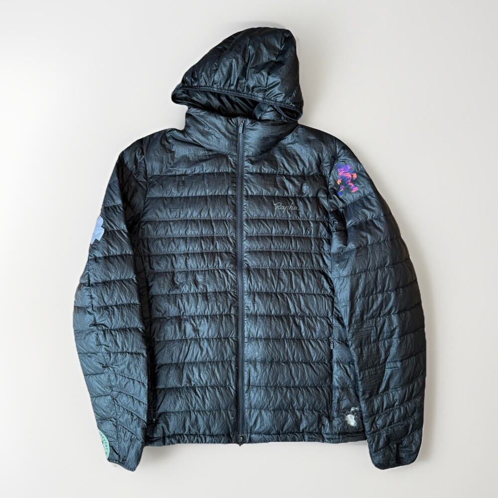 Rapha Explore Down Jacket Medium Black Full Zip I… - image 1
